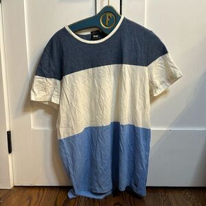 Boss Hugo Boss Sz XL Shirt Top Color Block Short Sleeve Tee